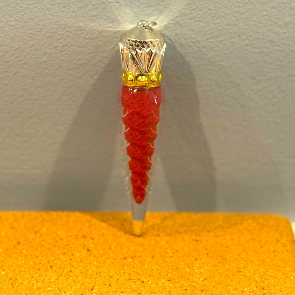 CHRISTIAN LOUBOUTIN 'Loubilaque' Lip Lacquer Rouge NWOB